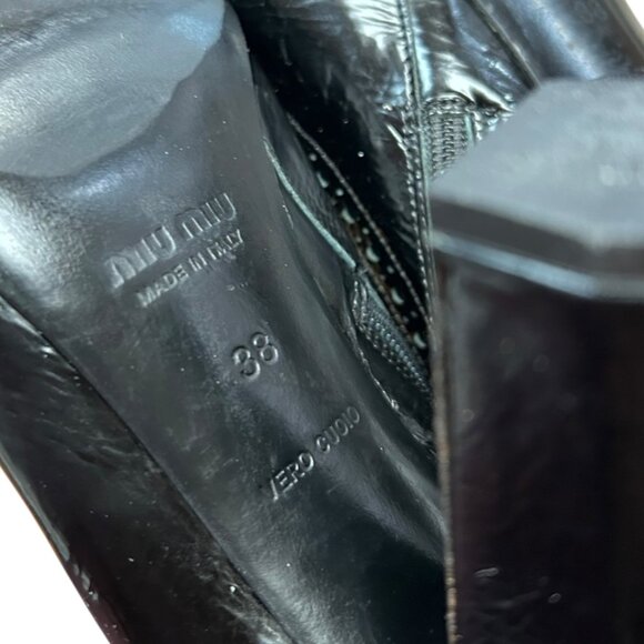 MIU MIU Leather Boots - Picture 4 of 13